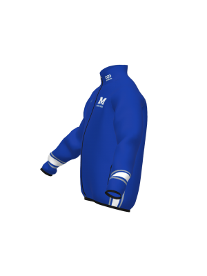 Podiumwear Silver Jacket - NEW 2026 (Nordic Skiing) Side View