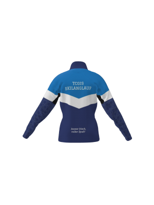 Podiumwear Gold Jacket Women's (Nordic Skiing) Back View