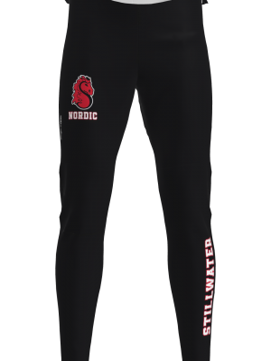 Podiumwear Unisex Gold Warm Up Pants (Nordic Skiing) Front View