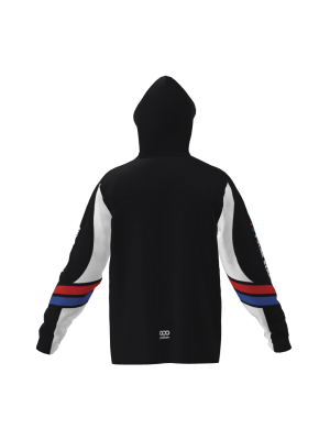 Podiumwear Unisex Slim-Fit Hoodie (Soccer) Back View