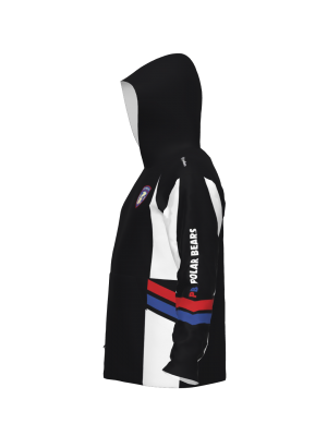 Podiumwear Unisex Slim-Fit Hoodie (Soccer) Side View