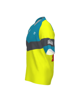 Podiumwear Men's V-Neck Tee (Running) Side View