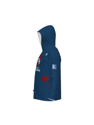 Podiumwear Unisex Slim-Fit Hoodie (Soccer) Side View