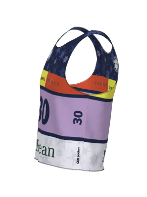 Podiumwear Race Bib (Nordic Skiing) Side View