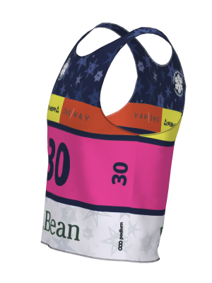 Podiumwear Race Bib (Nordic Skiing) Side View