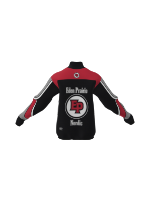 Podiumwear Silver Jacket - NEW 2026 (Nordic Skiing) Back View