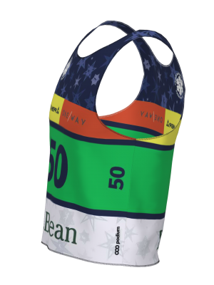 Podiumwear Race Bib (Nordic Skiing) Side View