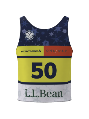 Podiumwear Race Bib (Nordic Skiing) Back View