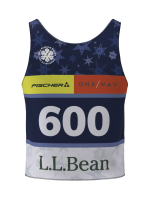 Podiumwear Race Bib (Nordic Skiing) Back View