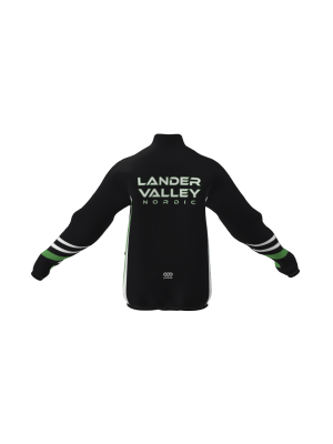 Podiumwear Silver Jacket - NEW 2026 (Nordic Skiing) Back View