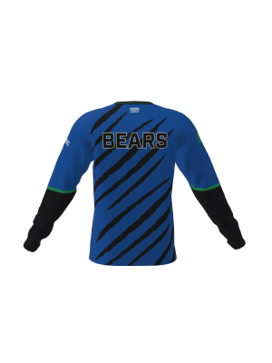 Podiumwear Unisex Crew Neck LS Tee (Running) Back View