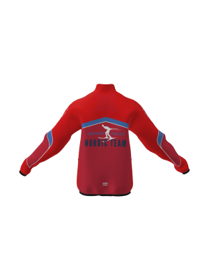 Podiumwear Silver Jacket - NEW 2026 (Nordic Skiing) Back View