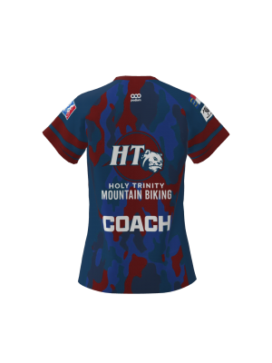 Podiumwear Women's Silver Short Sleeve MTB Jersey (Cycling) Back View