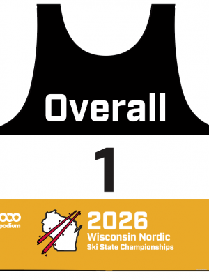 Podiumwear Race Bib (Nordic Skiing) Front View