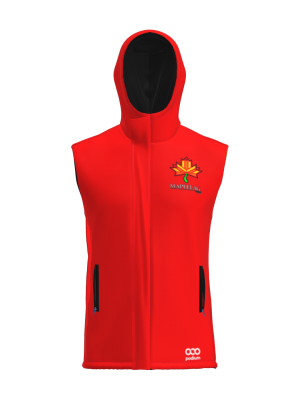 Podiumwear Sublimated Puffy Vest (Nordic Skiing) Front View