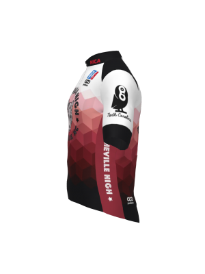 Podiumwear Men's Gold Full Zip Jersey (Cycling) Side View