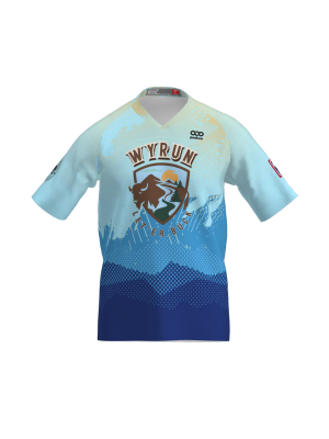 Podiumwear Men's V-Neck Tee (Running) Front View