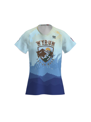 Podiumwear Women's V-Neck Tee (Running) Front View