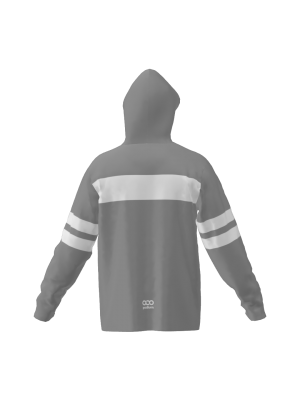 Podiumwear Unisex Slim-Fit Hoodie (Soccer) Back View