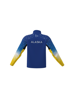 Podiumwear Gold Jacket Unisex (Nordic Skiing) Back View