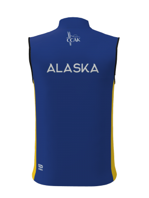 Podiumwear Silver Vest Unisex (Nordic Skiing) Back View