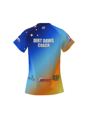 Podiumwear Women's Silver Short Sleeve MTB Jersey (Cycling) Back View