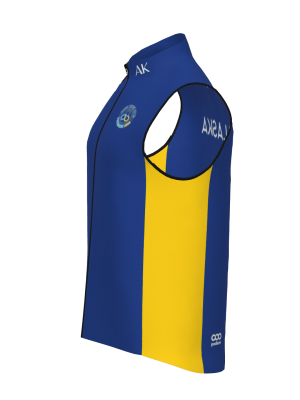 Podiumwear Silver Vest Unisex (Nordic Skiing) Side View