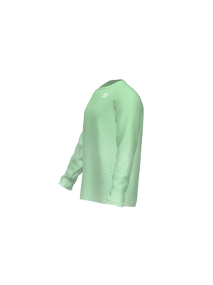 Podiumwear Unisex Crew Neck LS Tee (Running) Side View