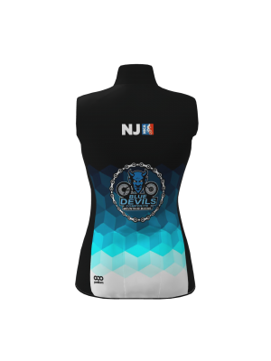 Podiumwear Women's Lightweight Cycling Vest (Cycling) Back View