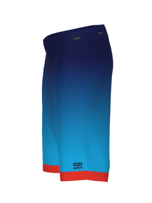 Podiumwear Unisex Silver Traverse MTB Baggie - New Fabric 2025! (Cycling) Side View