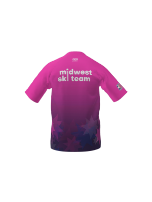 Podiumwear Women's V-Neck Tee (Running) Back View