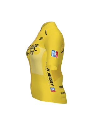 Podiumwear Women's Gold Full Zip Jersey (Cycling) Side View