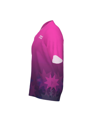 Podiumwear Women's V-Neck Tee (Running) Side View