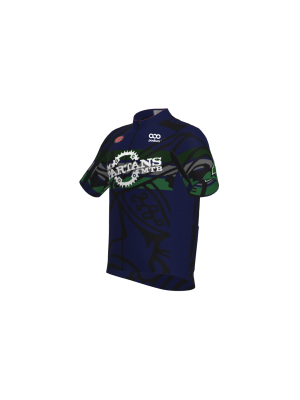 Podiumwear Men's Gold Full Zip Jersey (Cycling) Side View