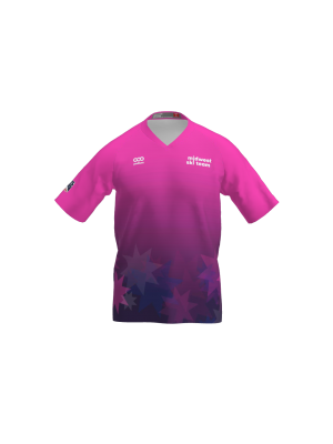 Podiumwear Women's V-Neck Tee (Running) Front View