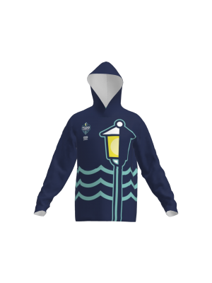 Podiumwear Unisex Slim-Fit Hoodie (Cycling) Front View