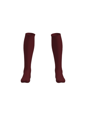 Podiumwear Silver Level Soccer Sock (Soccer) Front View