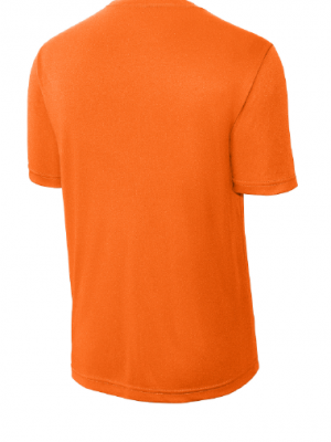Podiumwear Unisex Youth 100% Poly Performance T-Shirt with Print (Soccer) Back View