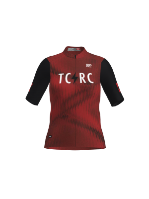 Podiumwear Women's Gold Full Zip Jersey (Cycling) Front View