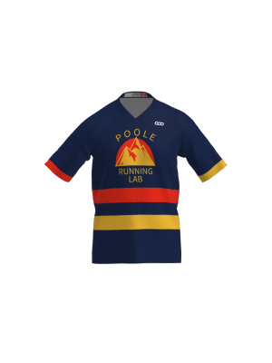 Podiumwear Men's V-Neck Tee (Running) Front View