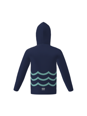 Podiumwear Child's Slim-Fit Hoodie (Soccer) Back View