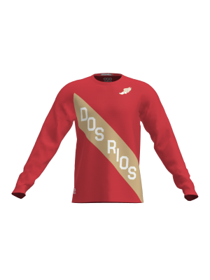 Podiumwear Unisex Crew Neck LS Tee (Running) Front View