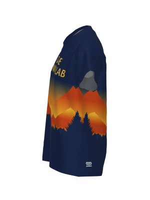 Podiumwear Women's V-Neck Tee (Running) Side View