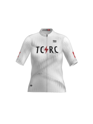 Podiumwear Women's Gold Full Zip Jersey (Cycling) Front View