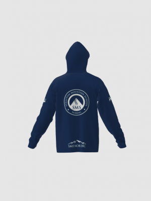 Podiumwear Unisex Slim-Fit Hoodie (Running) Back View