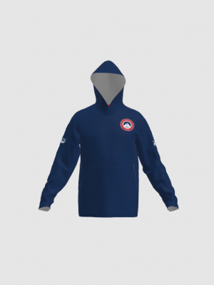 Podiumwear Unisex Slim-Fit Hoodie (Running) Front View