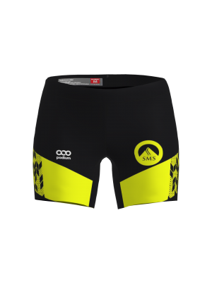 Podiumwear Women's Compression Short (Running) Front View