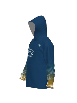 Podiumwear Unisex Slim-Fit Hoodie (Running) Side View