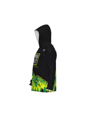 Podiumwear Unisex Slim-Fit Hoodie (Running) Side View