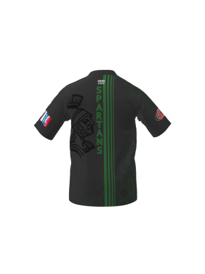 Podiumwear Men's Silver Short Sleeve MTB Jersey (Cycling) Back View